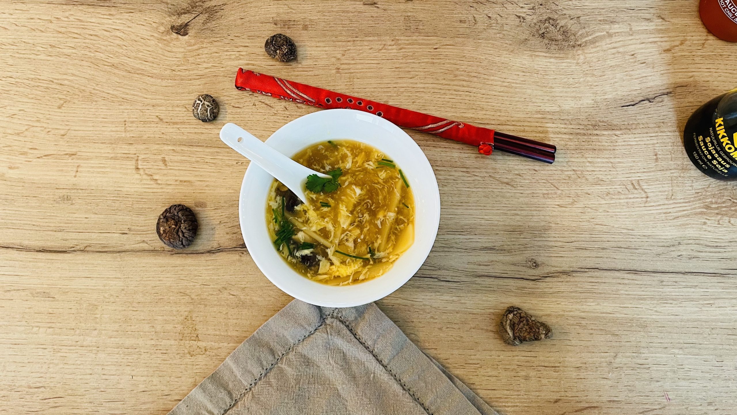 soupe chinoise au poulet et maïs - Amour de cuisine, Recette